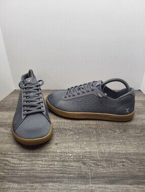 Flux Footwear Adapt Trainer Gray Gum Mens Size 9 Athletic Knit Shoes Sneakers